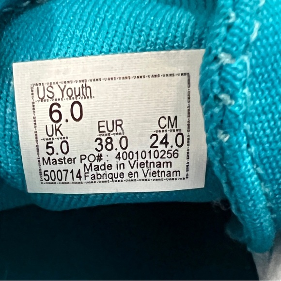 Vans Custom, size 6 youth which is a 7.5- worn once!🌸 - Picture 3 of 6